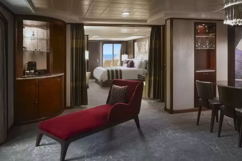 Haven Owner's Suite vista popa Deluxe con balcón