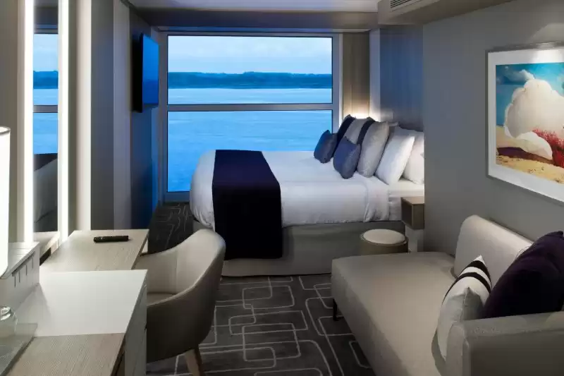 Cabina con vista panorámica al mar  