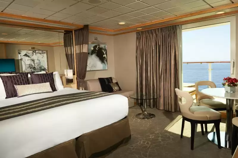 Suite Penthouse trasera con gran balcón